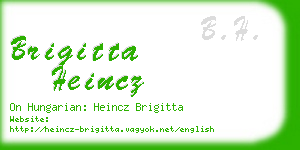 brigitta heincz business card
